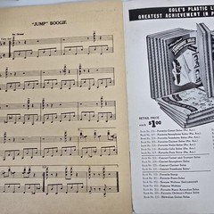 Boogie Woogie Made Easy Piano Course Songbook Eddy Ballantine Music 1941 Vtg