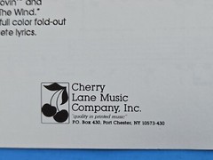 Richard Marx Too Late Say Goodbye Sheet Music Piano Vocal Guitar 1989 USA SELLER