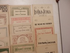 1920&rsquo;S LOT OF 21 PIANO AND ORGAN SHEET MUSIC BY THEODORE PRESSER CO.
