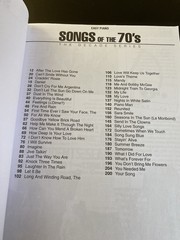 Songs of the 70&rsquo;s The Decade Series sheet music 49 songs 1993