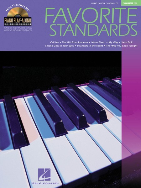 Favorite Standards Sheet Music Piano Play-Along Book and CD NEW 000311146