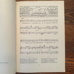 Es Singt es Bogeli ab em Baum 1958 Hardcover German Songbook VG