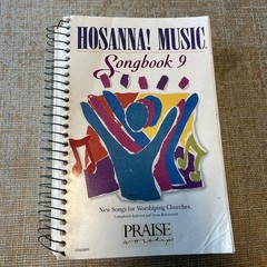 Hosanna Music! Songbook 9 Spiral-Bound Praise & Worship Songs Christian RARE OOP