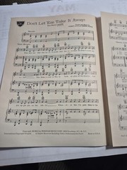 Dont Let Em Take It Away Democratic Presidential Campaign Song Sheet Music 1952