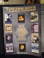 1990&rsquo;s Easy Piano Songbook Ten Top Hits Sheet Music Hal Leonard Very Good