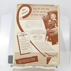 Take It Easy Sheet Music Novelty Rhumba-Fox Trot P/V/G 1947 Piano Guitar