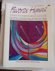 Warner Bros. Favorite Hymns Piano Accompaniment Book Piano Solos Duets Trios