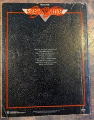Aerosmith Rocks Songbook Sheet Music Tab Chords 1976 Vintage Warner Bros 9 Songs