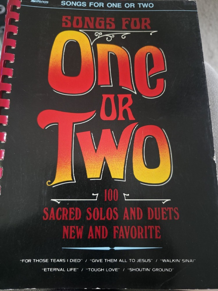 SONGS FOR ONE OR TWO, 100 SACRED SOLOS AND DUETS, 1978 BY KEN BIBLE.