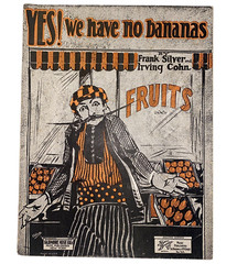 Vintage 1923 Yes! We Have No Bananas Sheet Music by Frank Silver & Irving Cohn