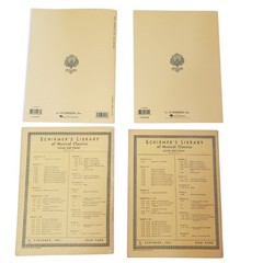 Schirmer’s Library Of Musical Classics Lot Of 4 Sheet Music Books For Violin