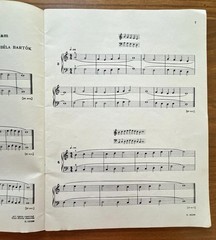 Bela Bartok Mikrokosmos Vol I Piano Solo Sheet Music Boosey Hawkes Vintage 1940