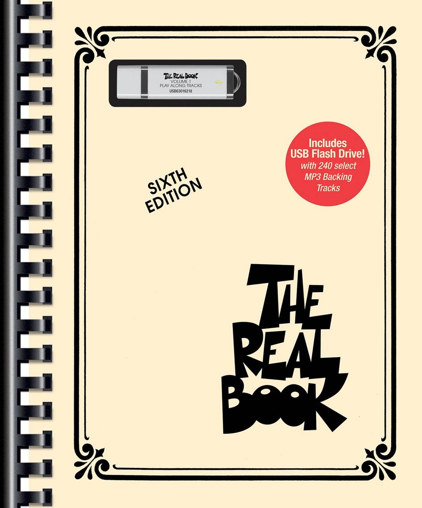 The Real Book Volume 1 6th Edition C Piano Guitar Chords USB 240 Backing Tracks