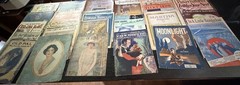 LOT OF 31 PIECES OF VINTAGE SHEET MUSIC 1920s TO 1940s