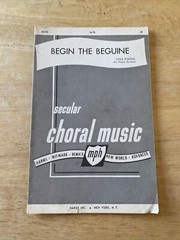 Begin the Beguine (Spanish & English) – Cole Porter – Sheet Music 1941