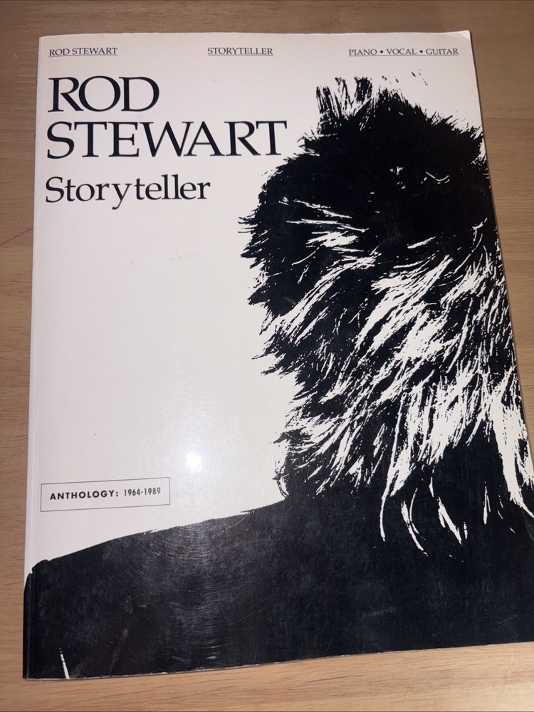 Rod Stewart, Storyteller 1964-1989, Piano/Vocal/Guitar, Songbook Sheet Music VG