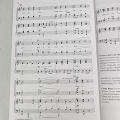 Praise To The Lord Almighty SATB Choir Lyrics Piano Church Sheet Music Christian