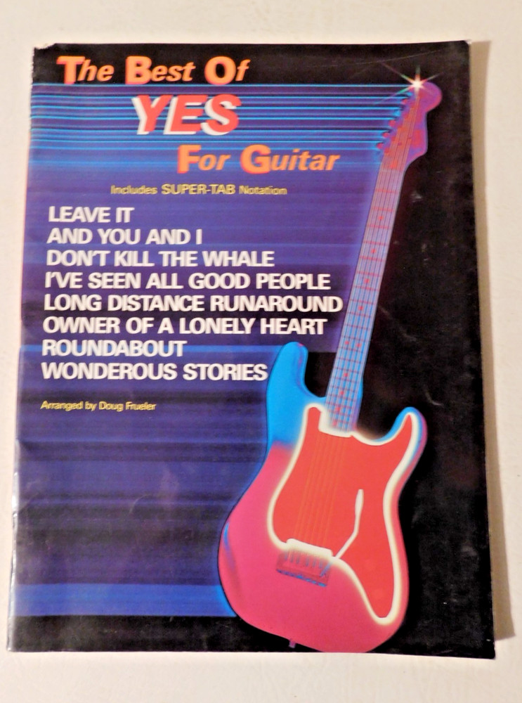 The Best of YES for Guitar Songbook