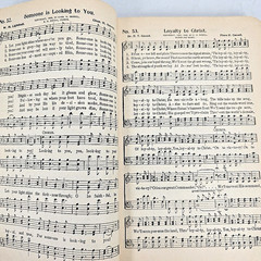 Make Christ King Combined Gospel Music Hymns Songbook Chorus 1930s Vtg