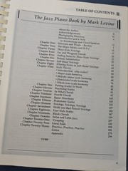 The Jazz Piano Book by Mark Levine – Sher Music Co. 1989 Comb Binding