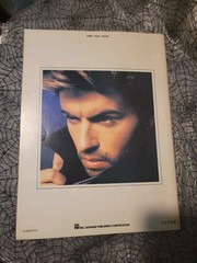 GEORGE MICHAEL FAITH Piano Vocal Guitar Chord Songbook Sheet Music Book w Poster