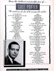It&rsquo;s All Right With Me Sheet Music Can-Can Cole Porter Broadway Musical 1953
