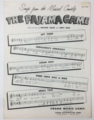 Whatever Lola Wants Piano Ukulele Sheet Music Damn Yankees Frank Music Corp 1955