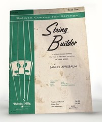 Vtg 1960 Belwin String Builder Book 1 Samuel Applebaum Violin Viola Cello Bass