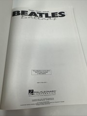 Beatles Ballads Songbook For Piano Vocal Guitar 1994 Hal Leonard Paperback