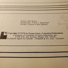 Organ Line No. 1 All Stops Out Pops Vocal Selections Easy Organ 1974