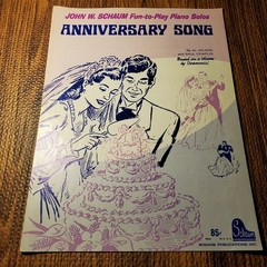 Anniversary Song Sheet Music by Jolson & Chaplin Schaum Fun Piano Solos