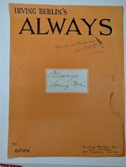 1925 Irving Berlin ALWAYS Vintage Sheet Music Piano Ukulele La Porte City IA Vtg