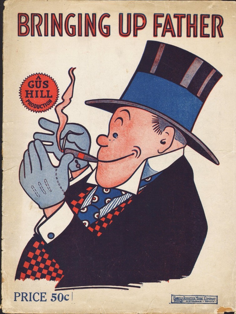 Bringing Up Father 1922 Songster Gus Hill COMIC THEATRE PROGRAM Sheet Music!