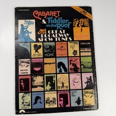 Vintage 1982 Cabaret Fiddler on the Roof Broadway Show Tunes Sheet Music C