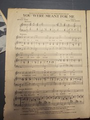 Sheet Music for You Were Meant For Me Lyric by Arthur Freed Melody 1929 VTG
