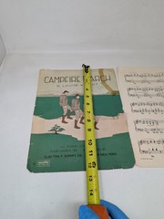 Vintage 1920s Sheet Music Campfire March N. Louise Wright Scout Military Antique