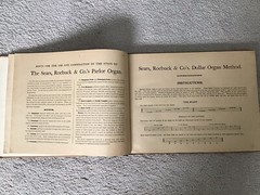 Vintage 1901 « Sears, Roebuck & Co.&rsquo;s Dollar Organ Method » Book Chicago 124 Pages