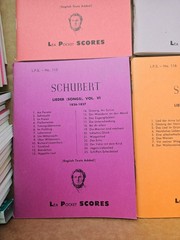 4 Vintage Lea Pocket Scores SCHUBERT Nos. 113 114 115 116 L.P.S. Music Books