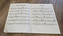 GE Sheet Music Instruction Book for Your 3-Octave Chord Organ 20 Songs