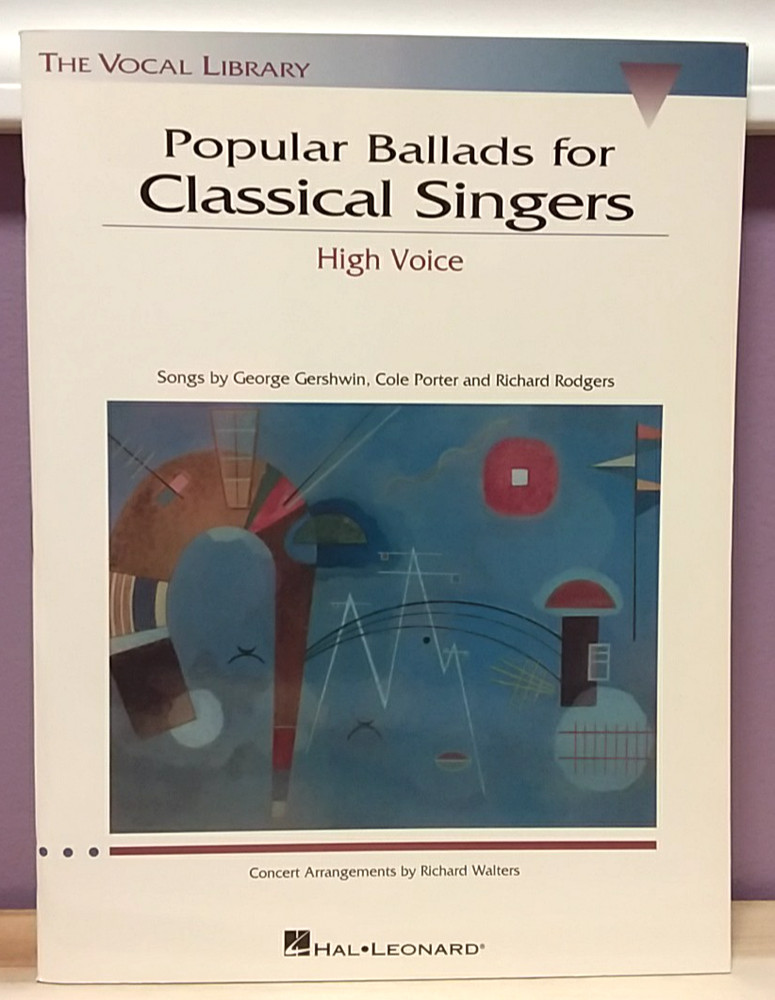 Popular Ballads For Classical Singers Songbook ~ High Voice ~ NEW