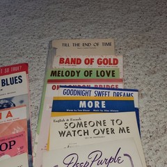 Sheet Music Lot of 22+ Vintage 1940s 50s