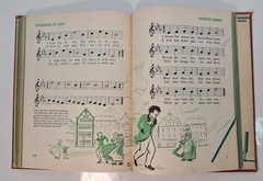 1939 Merry Music Songbook Vintage Hardcover School Book