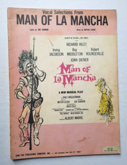 MAN OF LA MANCHA 1965 Songbook Vocal Selections 32 pages