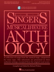 Singer&rsquo;s Musical Theatre Anthology Vol 7 Baritone Piano Book & Sing-Along Audio