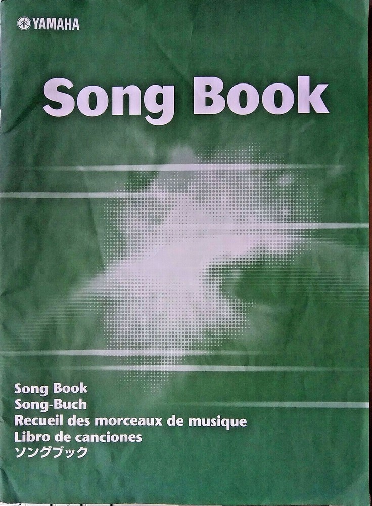 Original Yamaha Song Book for PSR Models, 75 Songs of All Types on 76 Pages.