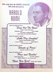 Summer Dresses Sheet Music Bless You All 1950 Musical Flop Harold Rome