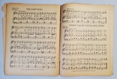 Mystery Children&rsquo;s Songbook Sheet Music Anthology 1944 MM Cole Vintage No Cover