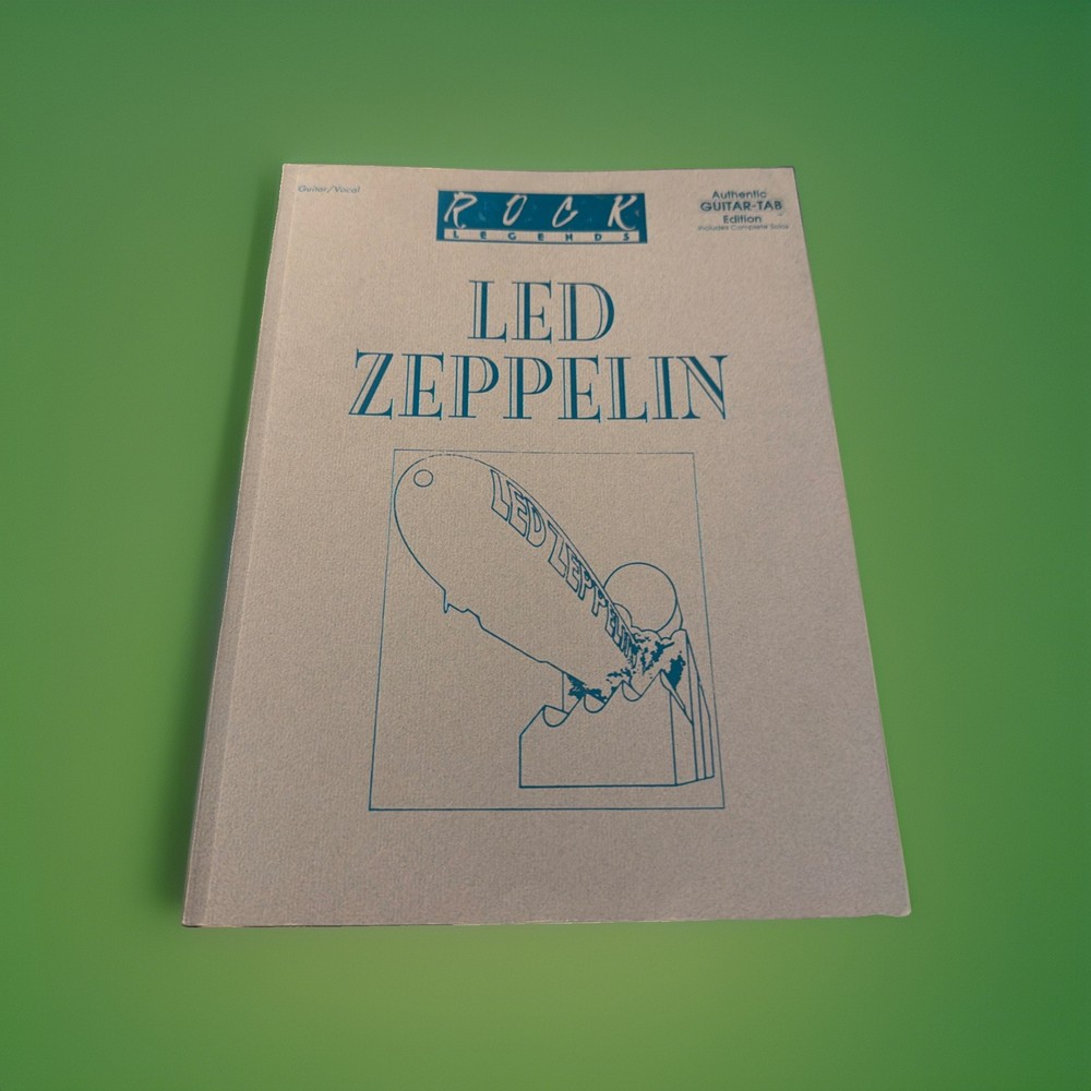 LED ZEPPELIN Guitar Tab Songbook Rock Legends Authentic Tab 127 Pages New!!