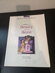 Vintage 1991 Disney Beauty and the Beast Easy Piano Songbook Sheet Music Menken
