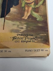 1904 Melody of Love Sheet Music H. Engelmann Richard C. Dillmore Theo Presser PA
